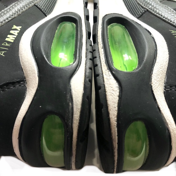 NEON GREEN NIKE AIR MAX COMMAND C-BLACK GREEN - Picture 11 of 13